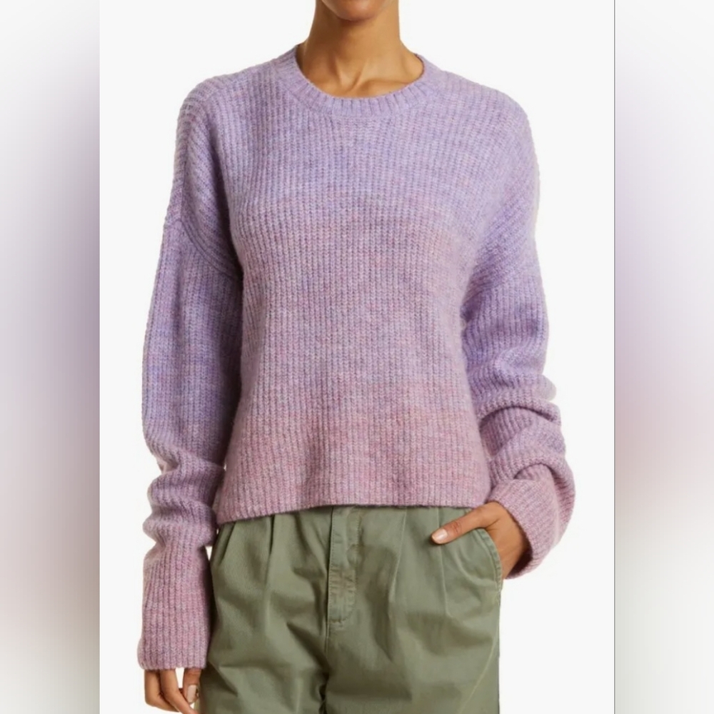 Pistola Women’s Large Zane Ombre Pink Mohair Blend Ombre Pink Sweater